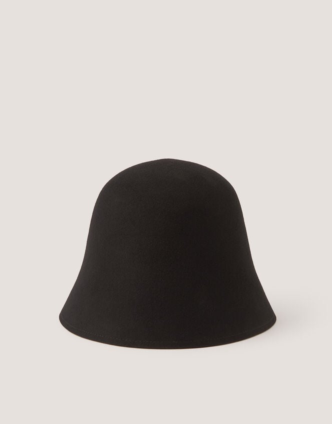 Fae Wool Bucket Hat , Black (BLACK), large