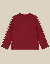 London Dinosaur Long Sleeve Top, Red (BURGUNDY), large