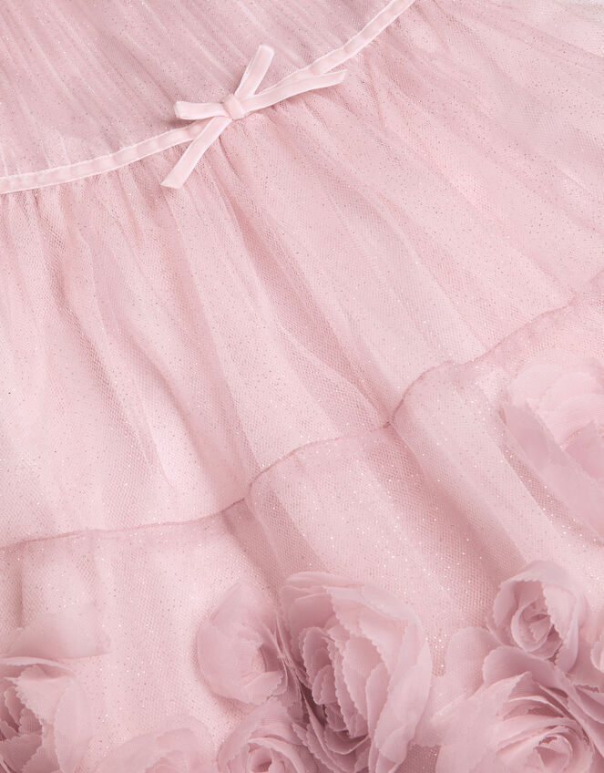 Baby Remi Rose Appliqu&eacute; Glitter Party Dress, Pink (PINK), large