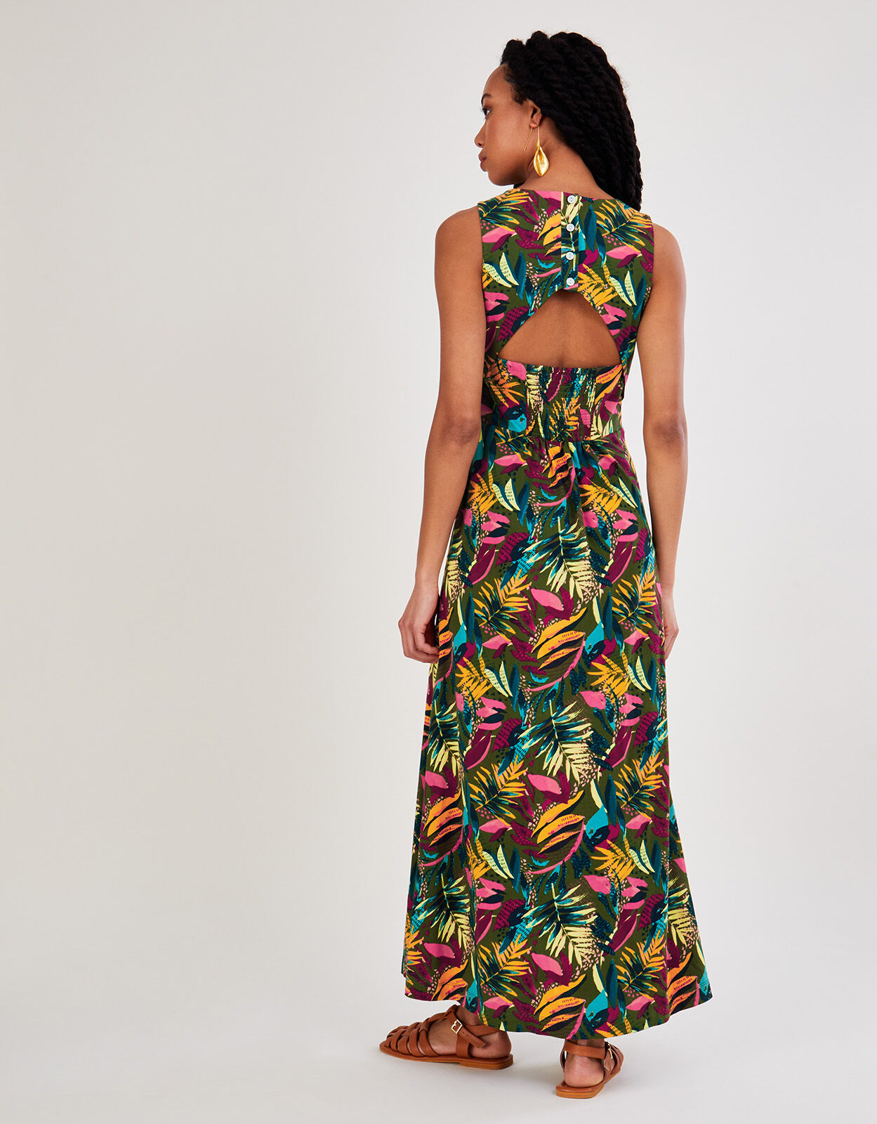 Monsoon sales khaki dress