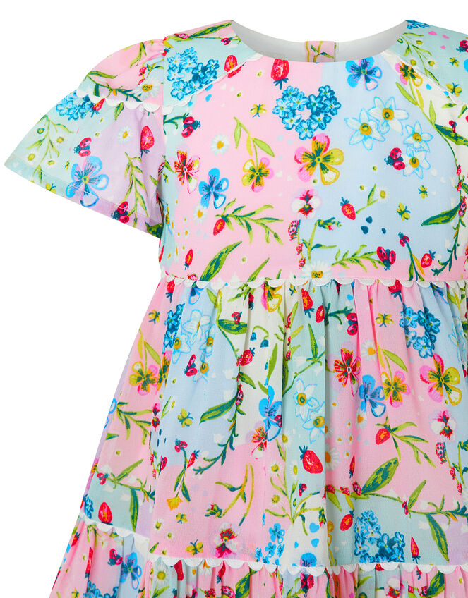 Baby Hester Floral Dress, Pink (PINK), large