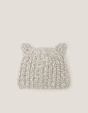 Baby Bear Hat & Mitten Set, Grey (GREY), large