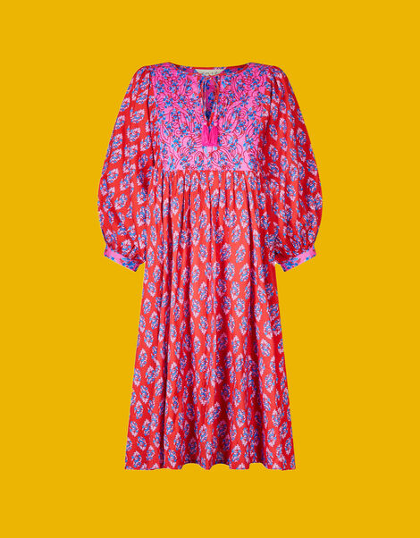East Sasha Embroidered Floral Print Dress Pink, Pink (PINK), large