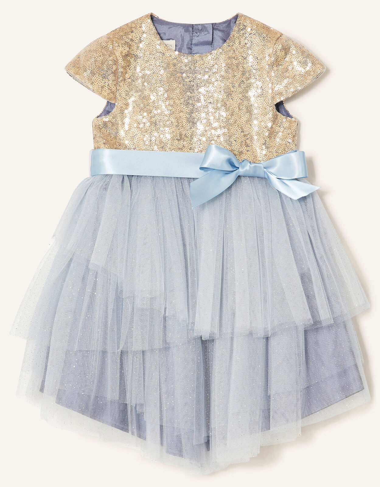 Baby Sequin Safire Dress Grey