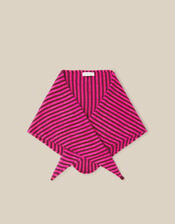 Safi Stripe Triangle Scarf, , large