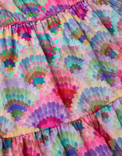 Rainbow Shell Tiered Dress, Multi (MULTI), large