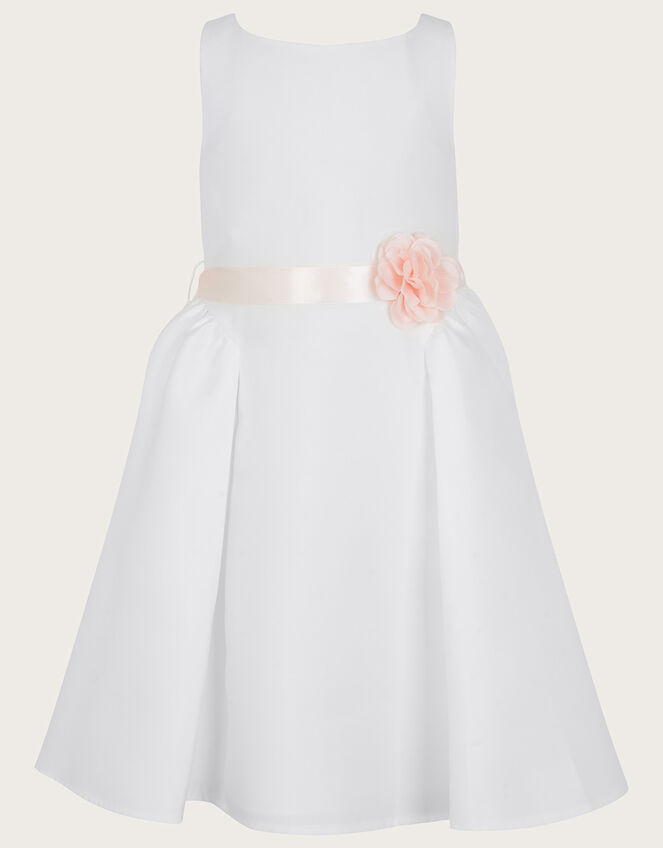 Holly Duchess Twill Bridesmaids Dress, Ivory (IVORY), large