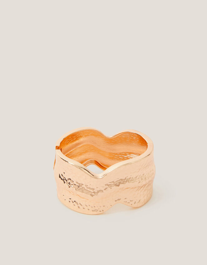 Chunky Hammered Cuff Bracelet, , large