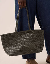 Ellyla Amora Woven Leather Tote Bag, , large