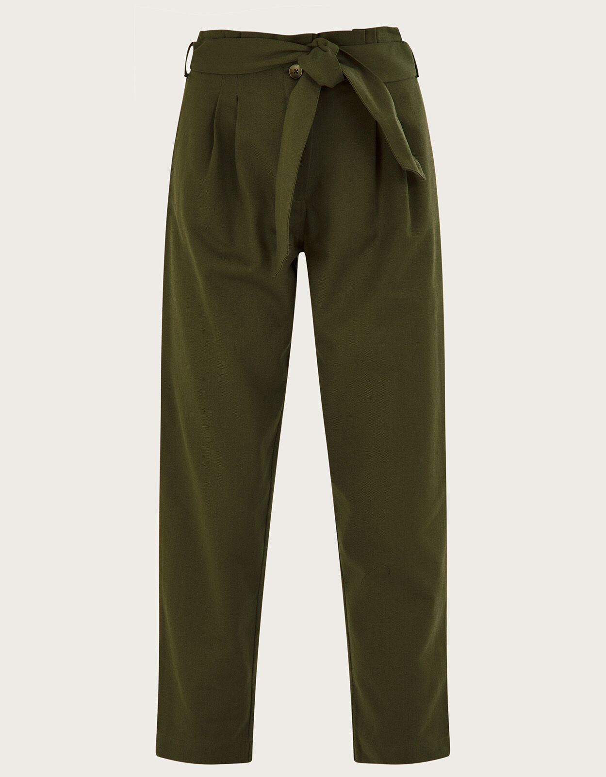 Green sales paperbag trousers