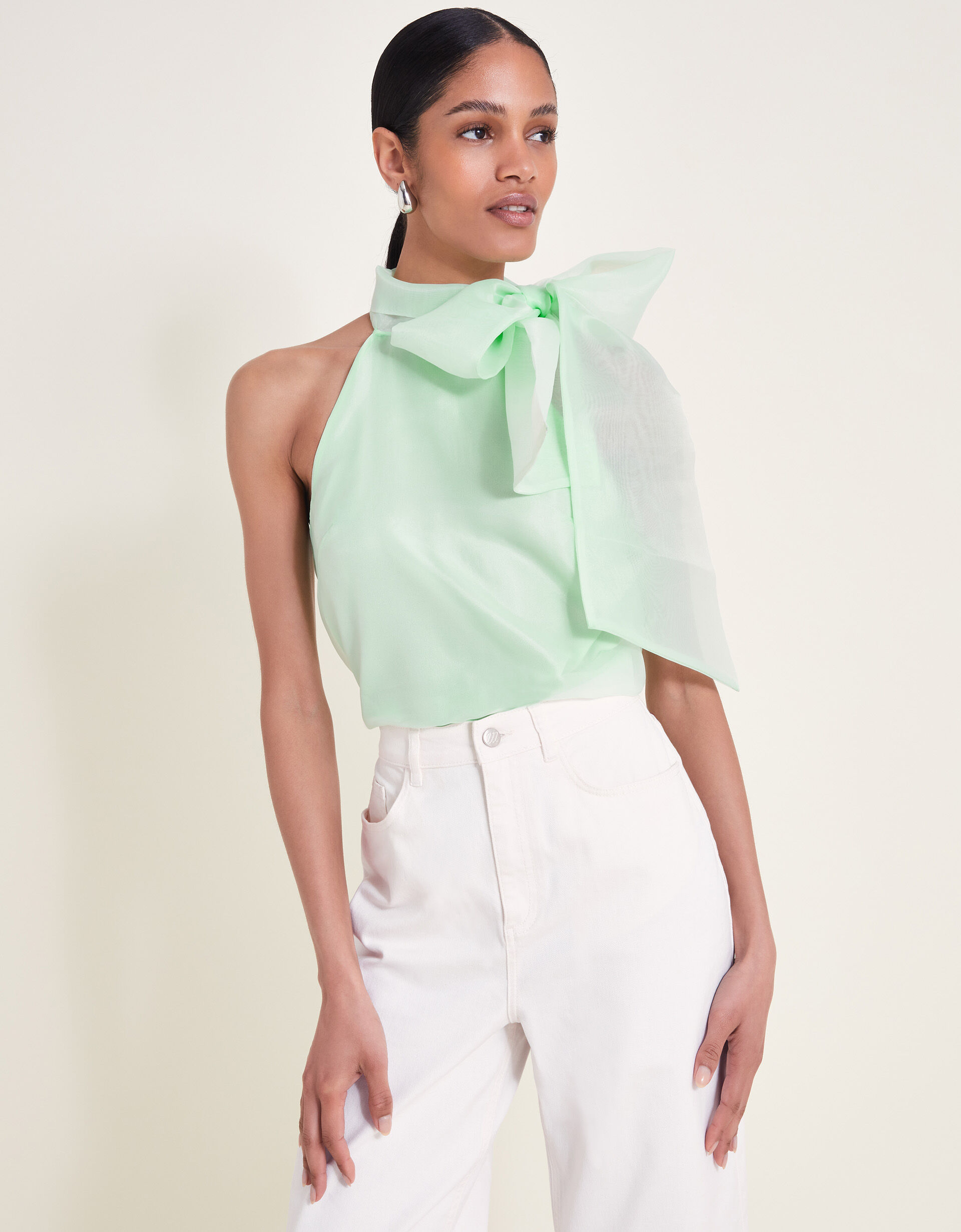 Vera Organza Top Green
