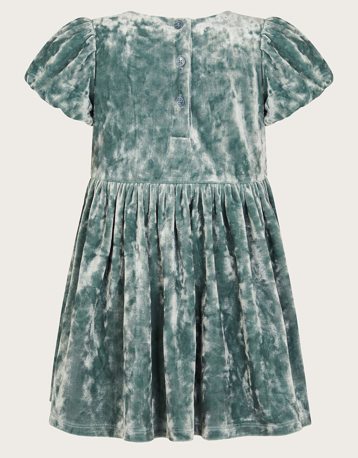 Monsoon green outlet velvet dress