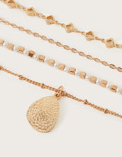 Pearl and Pendant Layered Necklace, , large