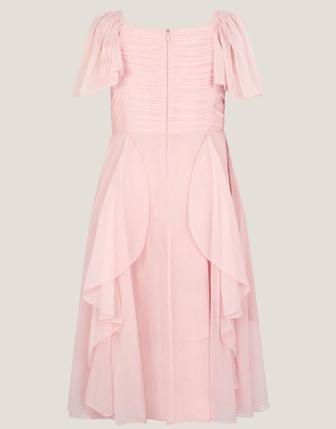 Joy Ruffle Chiffon Party Dress, Pink (PINK), large