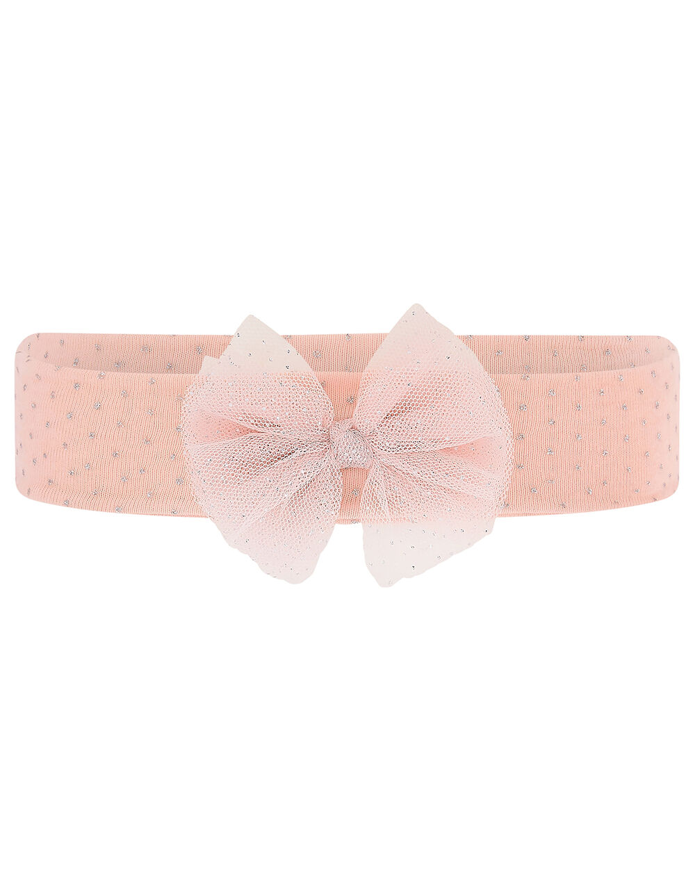 Baby Glitter Spot Jersey Bando Girls Hair Accessories Monsoon Global