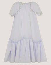 Elena Sequin Swing Dress, Blue (PALE BLUE), large