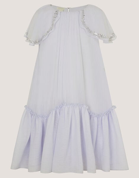 Elena Sequin Swing Dress, Blue (PALE BLUE), large