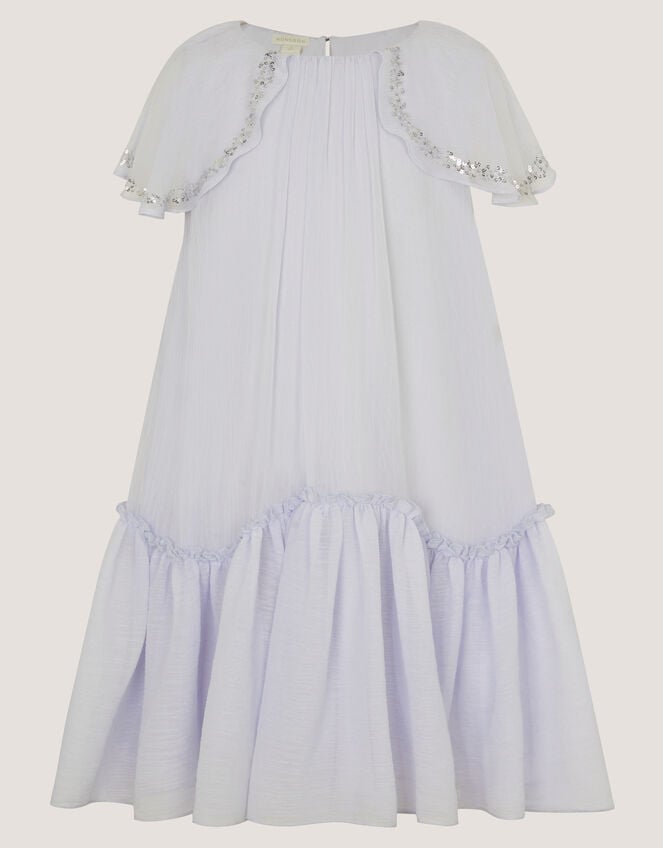 Elena Sequin Swing Dress, Blue (PALE BLUE), large