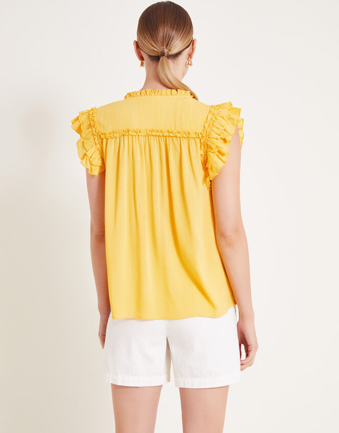 Tula Frill Top, Yellow (YELLOW), large
