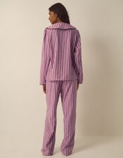 Sylvie Stripe Long Pyjamas Set, Pink (PINK), large