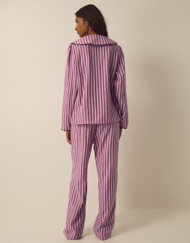 Sylvie Stripe Long Pyjamas Set, Pink (PINK), large