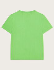 Dinosaur Surf T-Shirt, Green (GREEN), large