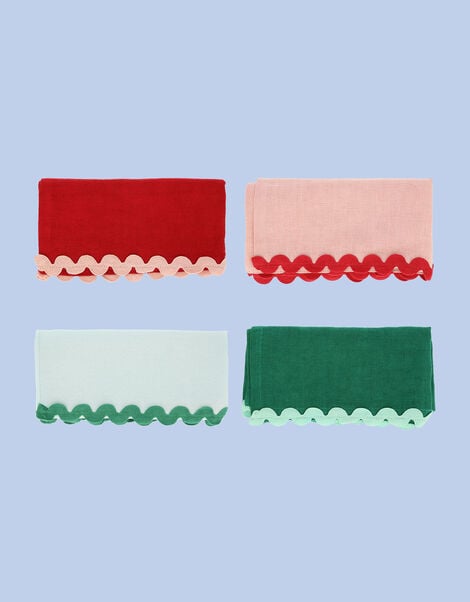Meri Meri 4-Pack Ric Rac Napkins , , large