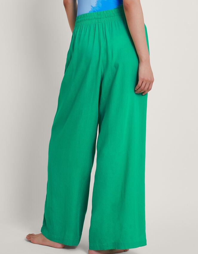 Lana Wide Leg Trousers, Green (GREEN), large
