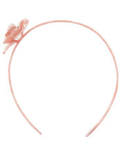 Pearly Resin Flower Headband, , large