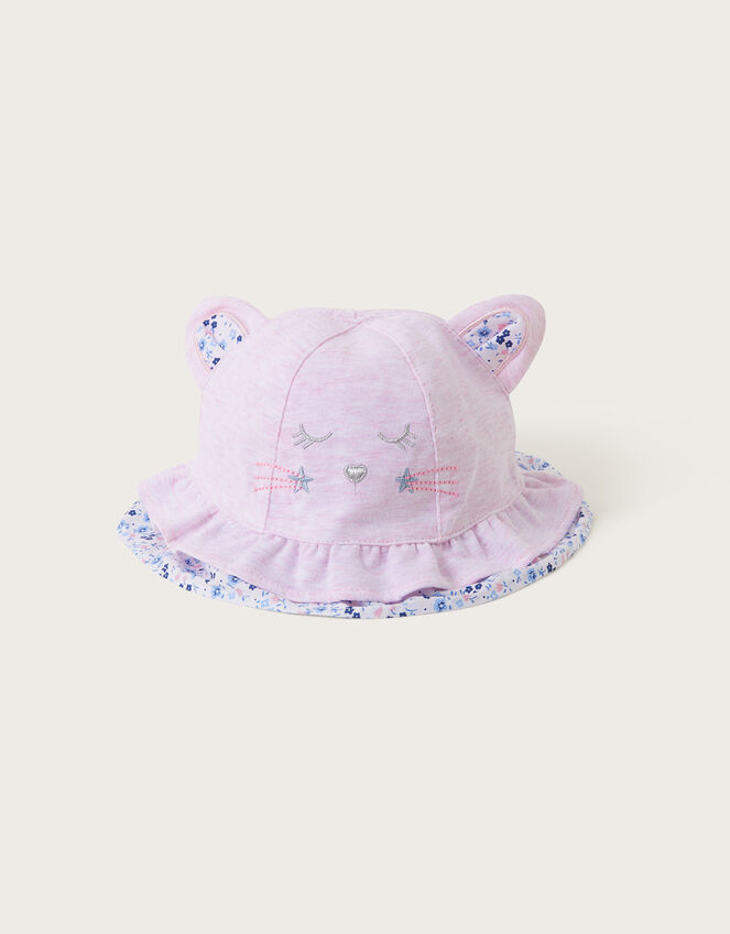 Baby Novelty Kitty Bucket Hat, Multi (MULTI), large
