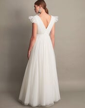 Gabriella Tulle Maxi Wedding Dress, Ivory (IVORY), large