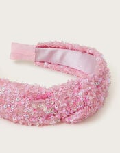 Sequin Knot Headband, , large