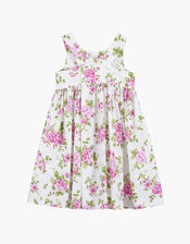 Trotters Adelina Vintage Rose Cross-Back Dress, Pink (PINK), large