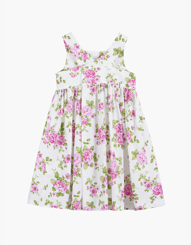 Trotters Adelina Vintage Rose Cross-Back Dress, Pink (PINK), large