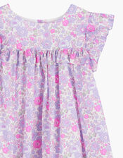 Trotters Betsy Frill Dress, Purple (LILAC), large