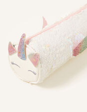 Sequin Unicorn Pencil Case, , large