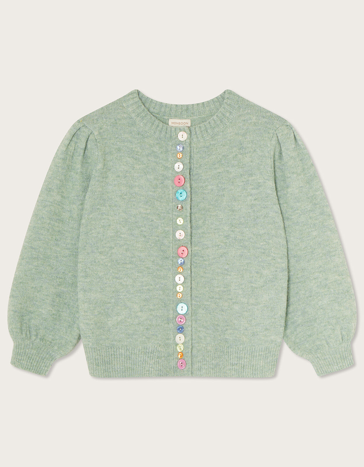 Girls green cardigan best sale