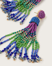 Beaded Tassel Earrings, , large