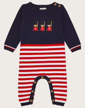 Newborn London Guard Sleepsuit, Blue (NAVY), large