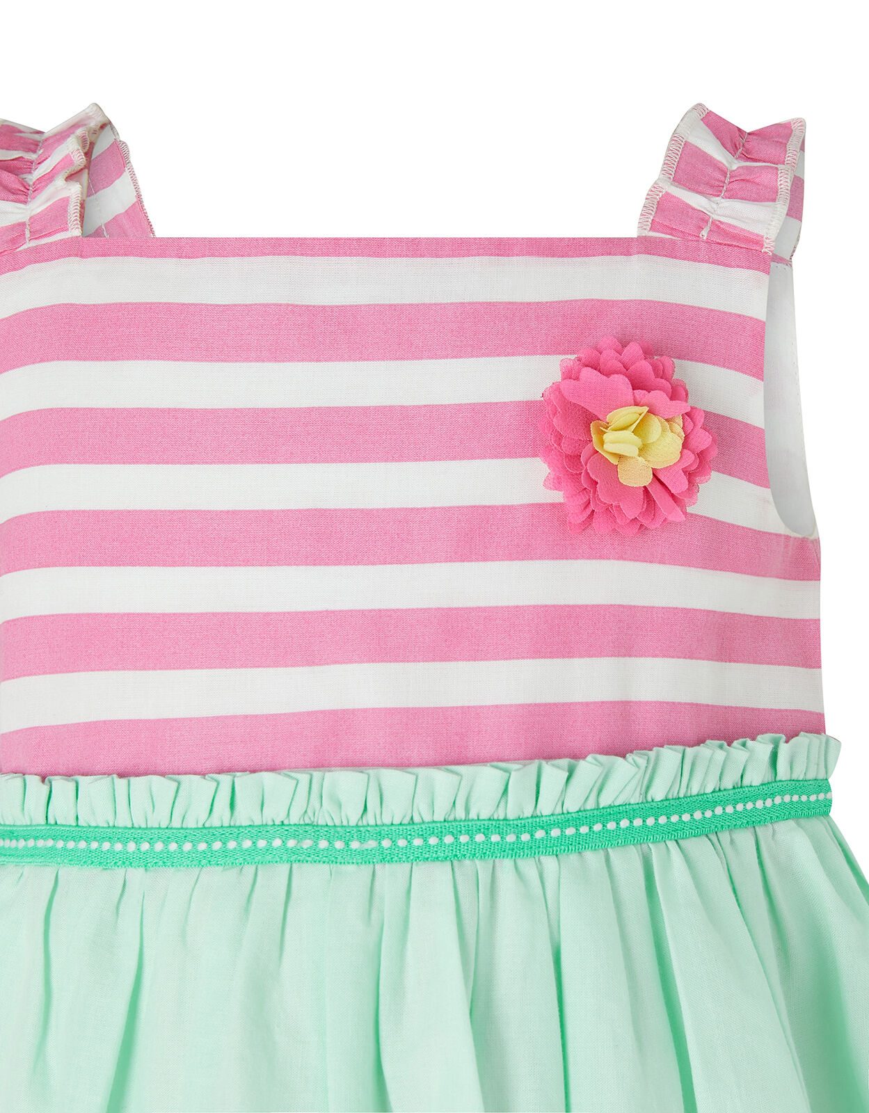 Baby Delilah Donkey Dress in Organic Cotton Blue