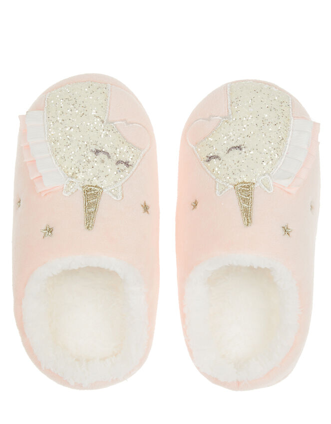 Unicorn Slippers, Pink (PINK), large