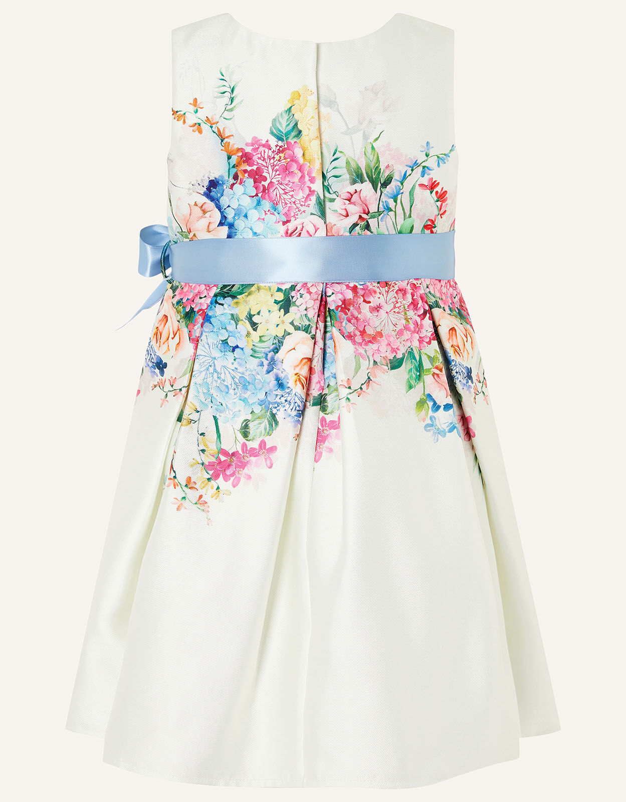 Baby Floral Print Dress Ivory