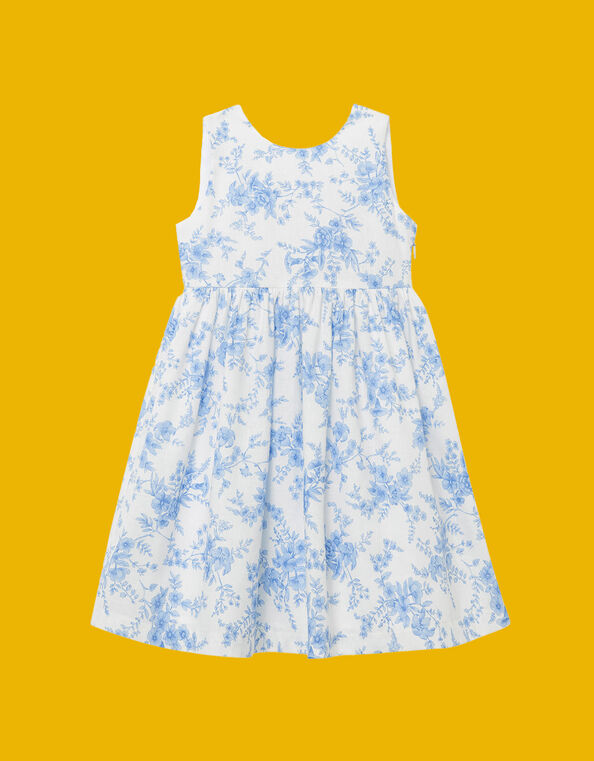 Trotters Maeva Bow Back Dress, Blue (BLUE), large