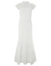 Emilie Lace Bridal Maxi Dress, Ivory (IVORY), large