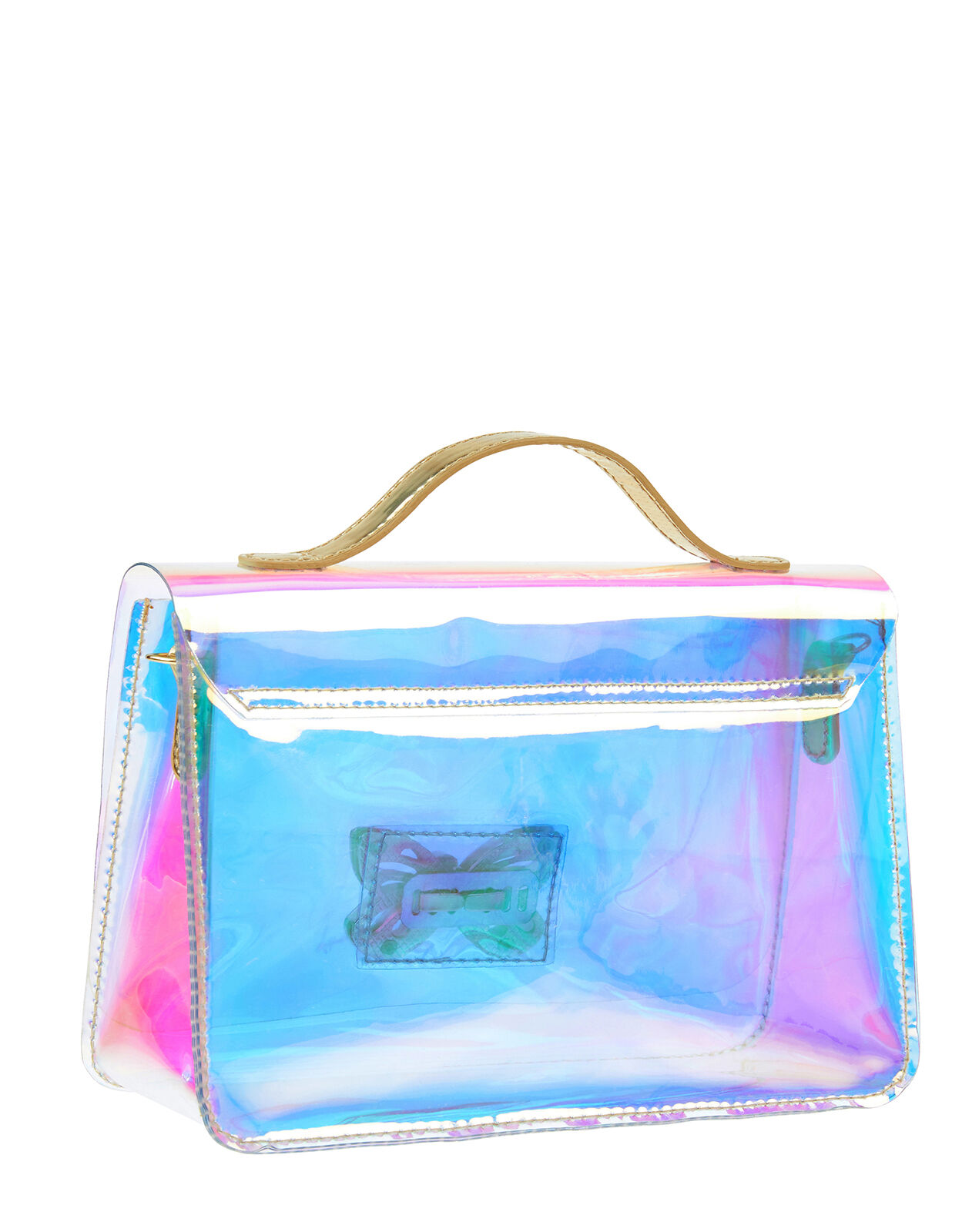 Clear Hologram Effect Shoulder Bag
