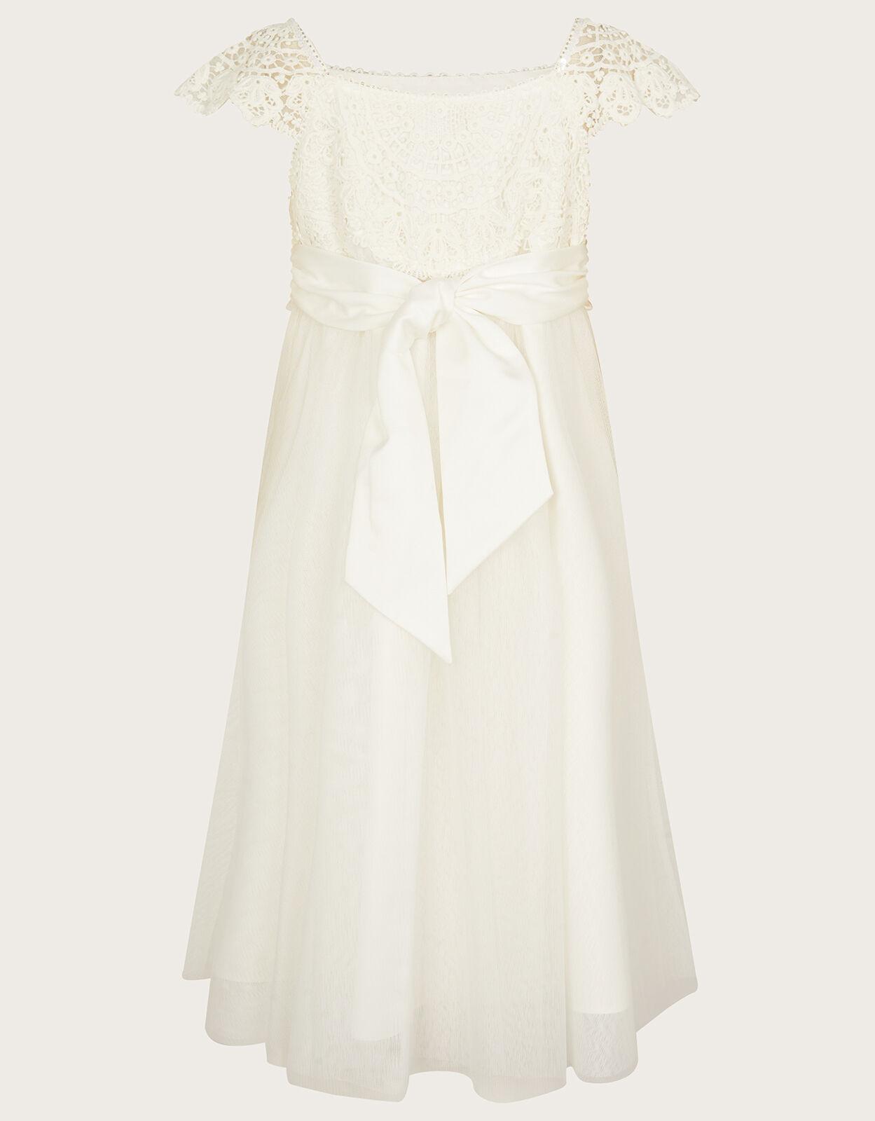 Monsoon ivory flower top girl dress