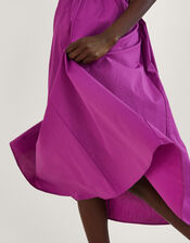 Patsey Flared Midi Skirt, Purple (PURPLE), large