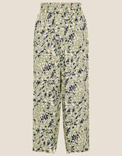 Printed Culottes in LENZING™ ECOVERO™, Green (KHAKI), large