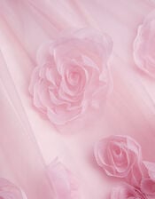 Josie 3D Rosette Dress, Pink (PINK), large