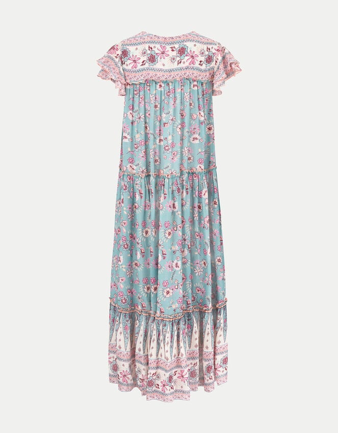 East Clementine Floral Maxi Dress, Green (MINT), large